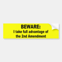Ich ziehe vollen Nutzen aus der 2. Änderung Auto Sticker