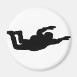 icône de parachutiste de parachutisme aimants pour réfrigérateur