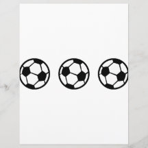 icône de trois ballons de football prospectus avec motif