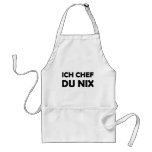 Icône noire de du nix de chef d'Ich Tabliers