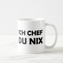Icône noire de du nix de chef d'Ich Tasse