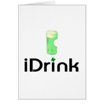 iDrink (Kleeblatt) Grußkarte