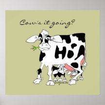 Il de la vache allant ? Copie d'affiche