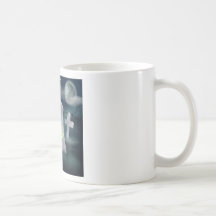 Illustration de tombe de zombi tasse à café