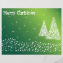Illustration der frohen Weihnachten Flyerdruck