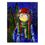 Illustration Painterly de garçon de Starlight de c Cartes Postales