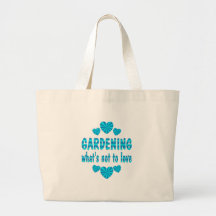 IM GARTEN ARBEITENLiebe Tragetasche