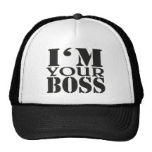 I'm your boss baseballkappen
