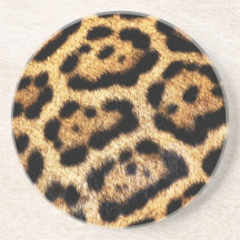 Imitat-Leopard-Pelz-Untersetzer