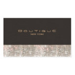 ImitatSequins und Veloursleder-Mode-Butike Visitenkarten Vorlage