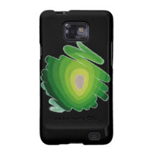 Immergrün des Samsung-Galaxie-Kasten-S2 auf Schwar Samsung Galaxy SII Hüllen