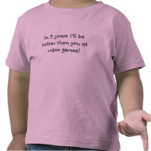 In 5 Jahre bin ich besser als Sie an den Videospie Shirts