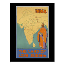 Indien das Land von Lord Buddha Postkarten