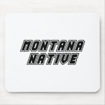 Indigène du Montana Tapis De Souris