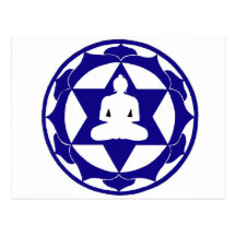 Indigo Lotus Postkarte