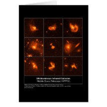 Infared Galaxien Hubble Teleskop-Foto Karte