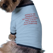 infirmière et nonne t-shirt pour toutou