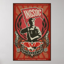 INGSOC Propaganda-Plakat 1984