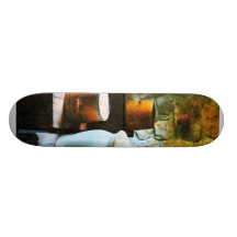 Ingwer-Gläser und Eimer Skateboard Bretter