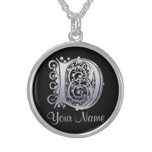Initiale de D avec votre collier nommé