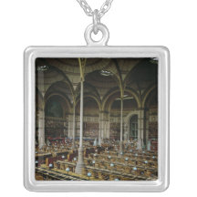 Innenraum des "Salle DES Imprimes", 1868 Halsketten