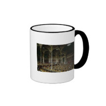 Innenraum des "Salle DES Imprimes", 1868 Kaffee Tassen