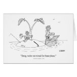 Insel-Cartoon-Karte