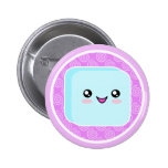 Insigne de bouton de gâteau de Kawaii Mochi Badges Avec Agrafe