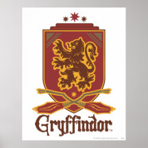 Insigne de Gryffindor Quidditch Posters