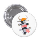 Insigne mignon de bouton de vache à bande dessinée badges publicitaires