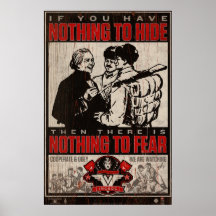 INSOC Propaganda-Druck 1984 Poster