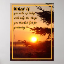 Inspirierend danken Sie Gott-Plakat