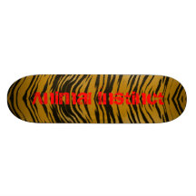 Instinct d'animal de panneau de tigre skateboards personnalisés