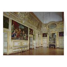 Intérieur du salon de l'Oeil de Boeuf Carte De Vœux
