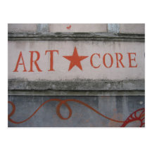 Internationale Graffiti-Postkarte
