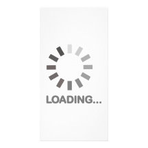 Internet de barre de chargement photocarte personnalisée