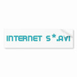 Internet s*.avi autocollants pour voiture