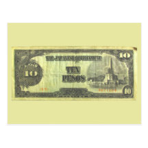 Invasions-Geld 10 ~ Postkarte