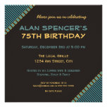 Invitation à la mode d'anniversaire