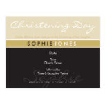 INVITATION DE BAPTÊME : : 3 simplement super Carte Postale