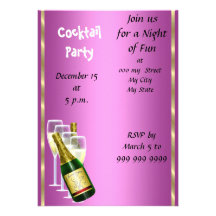 Invitation de cocktail de Noël