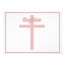 Invitation de femelle de baptême