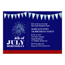 Invitation de fête d'anniversaire de l'enfant de J