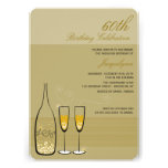 Invitation de fête d'anniversaire d'étape importan invitations