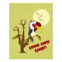 Invitation de Halloween Buzzard