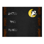 Invitation de Halloween Cartes Postales