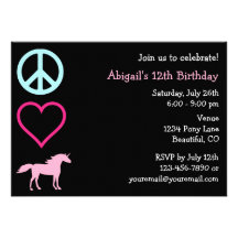 Invitation de l'anniversaire de la fille de licorn