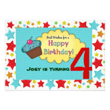 Invitation de partie d'anniversaire de enfant