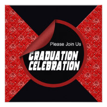 Invitation de partie de célébration d'obtention du