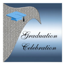 Invitation de partie de célébration d'obtention du